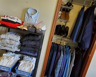 Gentleman's Clothing  including Ralph Lauren Pull Over Shirts , Shoes, Jackets, Casuals