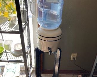Water Cooler Crock with Stand 