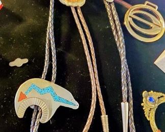 Bolo Ties with Turquoise 