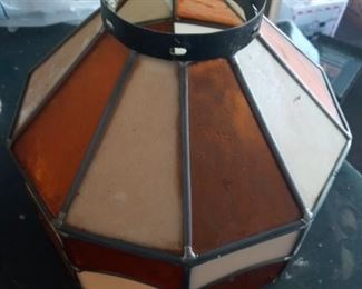 stained glass hanging light