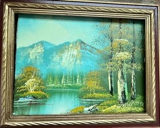 scenic oil painting