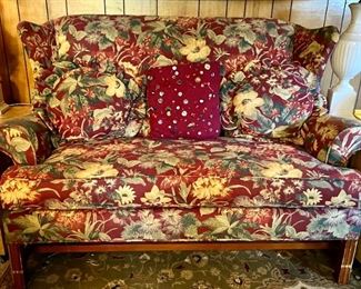 Floral love seat