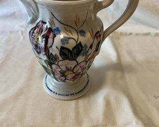 vintage pitcher--Blue Ridge pottery