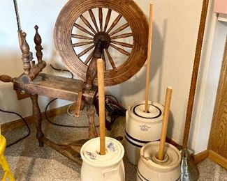 Butter churns crocks 
