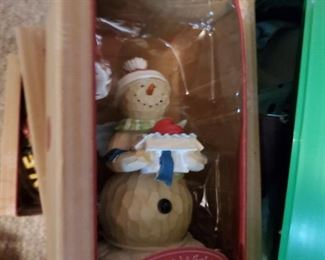 Collection of Winter Wishes Snowmen  NIB
