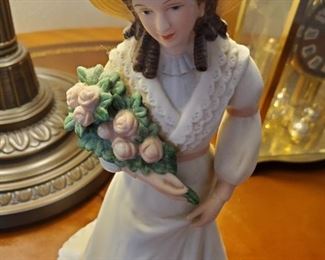 Lady with flowers Figurine 