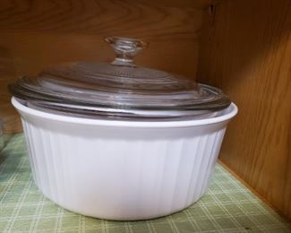 French White Corning Ware 