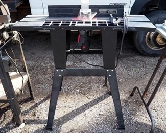 Sears Electric Plunge Router, Model 315.275061, On Craftsman Router Table, Model 171.25490