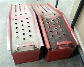 Steel Auto Ramps, Qty 2, 10" x 8" x 34"