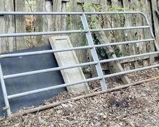 Metal Farm Gate, 50" x 116"