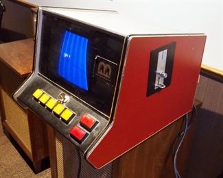 Merit Industries Pit Boss II Model F21800 Coin Operated Digital Arcade Game 1988, Powers On