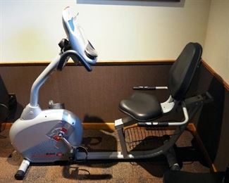 Schwinn 250 Recumbent Exercise Bike With Digital Display, Powers On