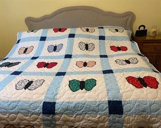 Butterfly King size quilt 