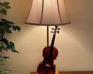 Unique Violin Lamp