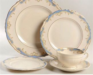 Federal Carvel “ Syracuse” China 12 piece set with serving pieces 
