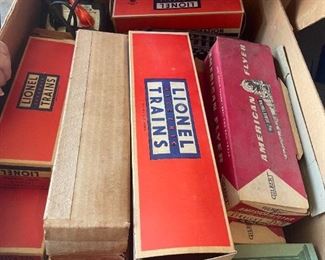 Lionel Trains, some plastic, some metal