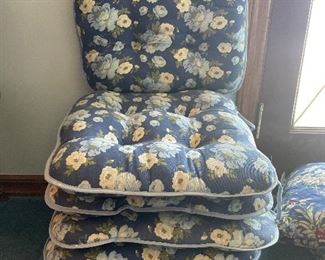6 Laura Ashley chair  pads. 