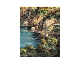 Jose Vives-Atsara (1919-2004), "Aiguas Blavas, Costa Brava, Spain", 1969