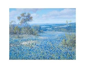 Robert Harrison (b. 1949), Bluebonnet Landscape