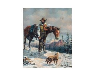 Gary Lynn Roberts (b. 1953), "Up Where The Winds Blow"