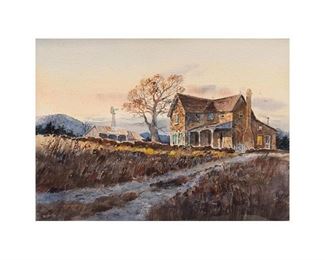 Clay McGaughy (1931-2021), "Hill Country House"