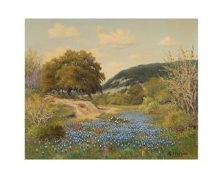 G. (Gerald Harvey Jones) Harvey (1933-2017), Hill Country Landscape, 1958