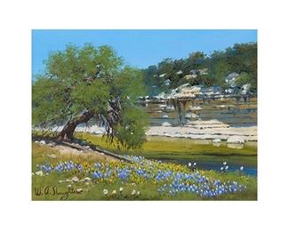 William A. Slaughter (1923-2003), Bluebonnet River