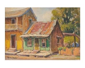 Rolla Sims Taylor (1872-1970), Irish Flats. oil on canvas board.