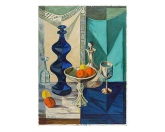 Harold H. (Hal) Sims (1912-2002), Still Life, 1960. oil on canvas.
