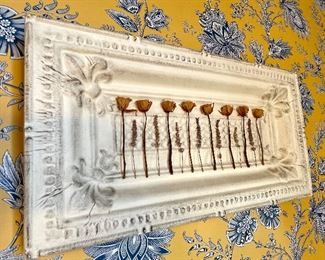 $38; dried flower wall art; 24”w x 12”