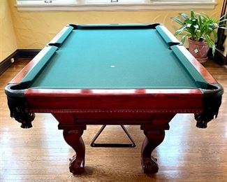 SOLD - $1200 A.E. Schmidt 7' Slate Table "Bar Size" Accessories INCLUDED!! You Move! Measures: 84x48x32