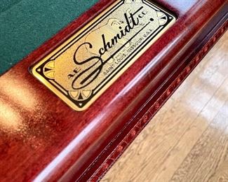 SOLD - A.E. Schmidt Name Plate