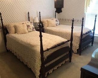 Antiques single beds