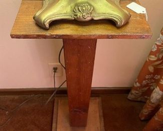 Arts and Crafts Era Pedestal Stand