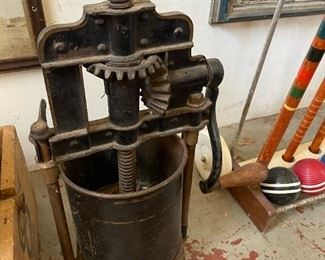 Antique Lard Press