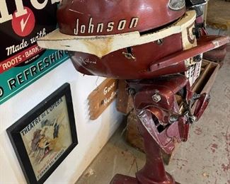 Vintage 1950's Johnson JW-13 3 Horsepower Outboard Motor