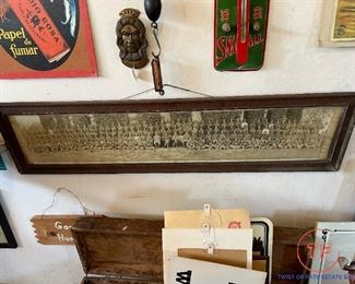 1918 NEBRASKA Training Detachment Framed Panoramic Photo