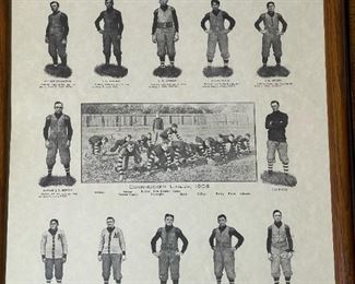 1908 CORNHUSKERS Football Game Day Poster