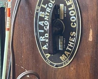 Mathes Cooler Wood Box Fan