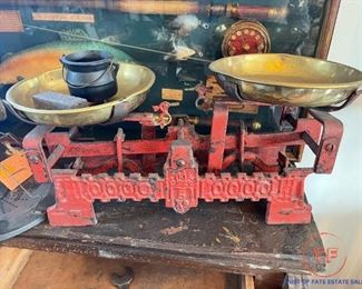 Antique Cast Iron Scale
