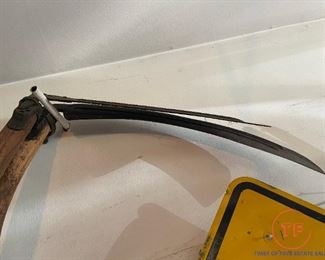Large Antique Farming Scythes