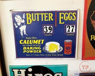 Calumet Advertising Metal Sign