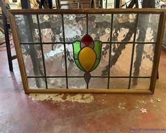 Antique Stain Glass Window