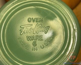 FIRE KING Jadeite D Handled Mugs