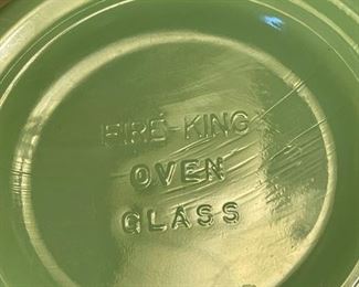 FIRE KING Jadeite 6 1/2" Flanged Rim Bowl