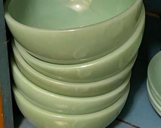 FIRE KING Jadeite 5" Chili Bowls