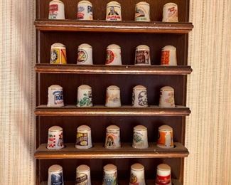 Franklin Mint Advertising Thimble Set