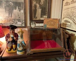 Antique Retail Glass Countertop Display