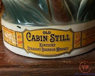1960's Old Cabin Still Hillbilly Decanter