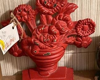 Vintage Cast Iron Door Stop